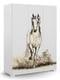 Wardrobe 150 Horse White