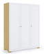 Wardrobe 150 Frame Oak White