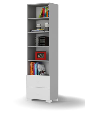 Bookcase 55 high UNI Grey