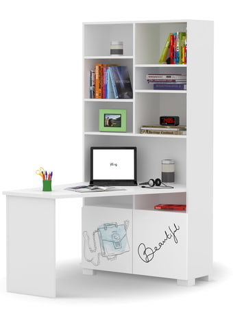 Bookcase-desk right Fashion Mint