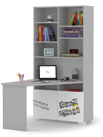 Bookcase-desk right Travel