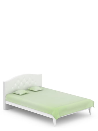 Bed 140/200 Simple White