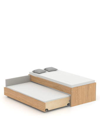 Bed Double 90-N White Oak