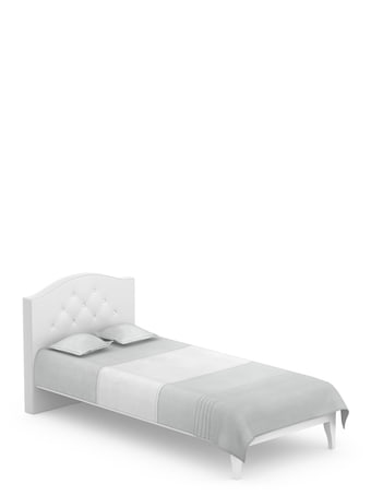 Bed Crystal 90/200 White