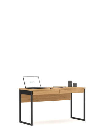 Desk 140 Concrete Oak