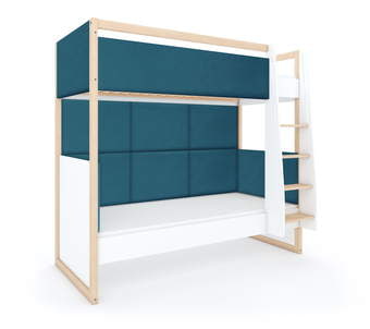 Bunk bed Dual White Atlantic right