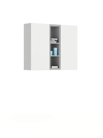 Cabinet 1250-30 White Grey