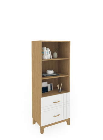 Bookcase low 60 Hygge Oak