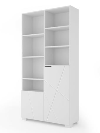 Bookcase 100 high X White
