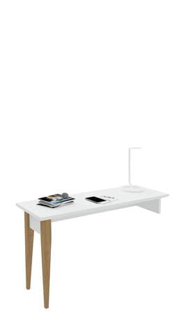 Desk 130x45 L=R Scandi White