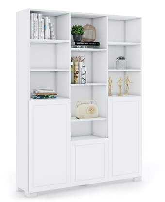 Bookcase 150 high Frame White
