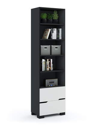 Bookcase 55 high UNI Dark Grey
