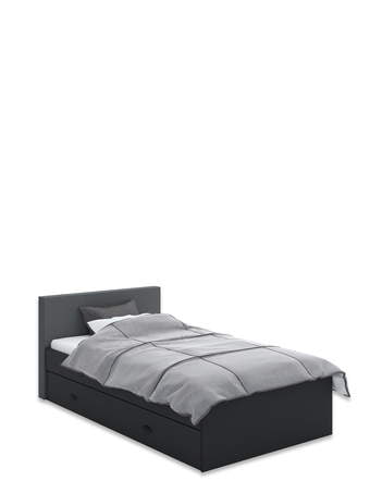 Upholstered bed 120x200 Dark Anthracite