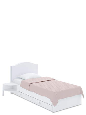 Upholstered bed Bella 90x200 White