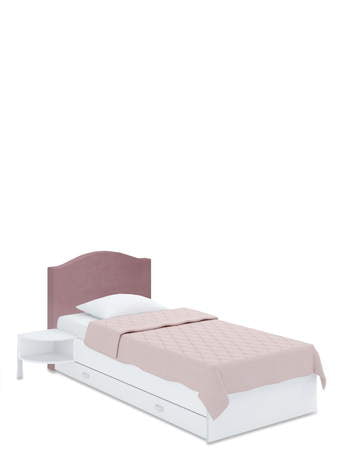 Upholstered bed Bella 90x200 Pink
