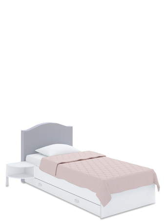 Upholstered bed Bella 90x170 Stone