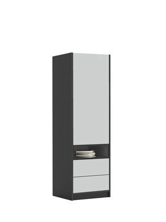 Wardrobe 60-2-60L/200  Dark Grey