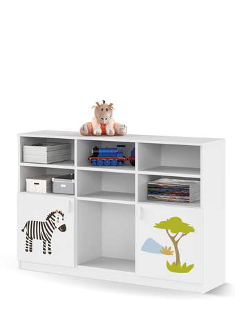 Bookcase low 135 Safari