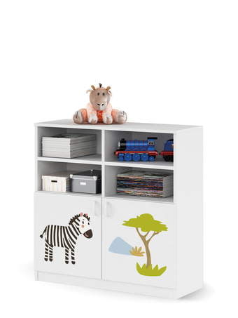 Bookcase low 90 Safari