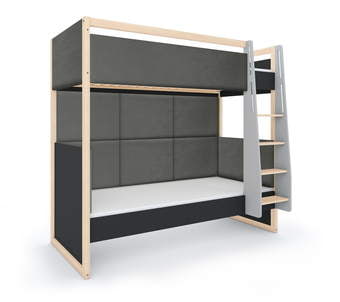 Bunk bed Dual Dark Anthracite right