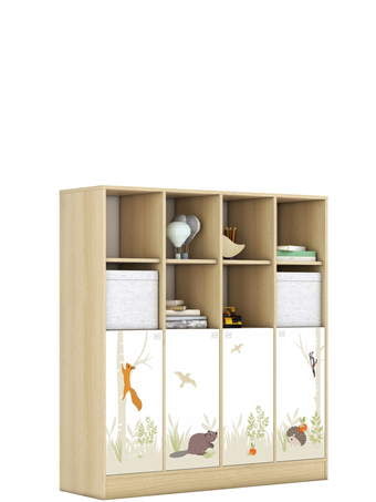 Bookcase 145-4P-F Forest