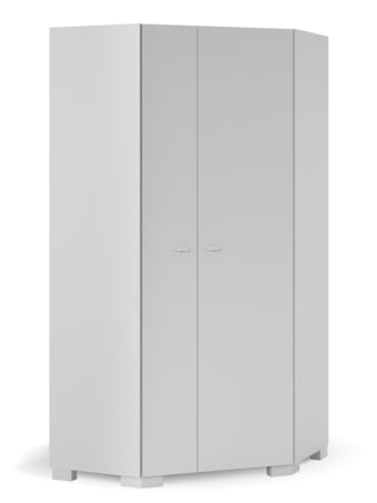 Corner wardrobe UNI White