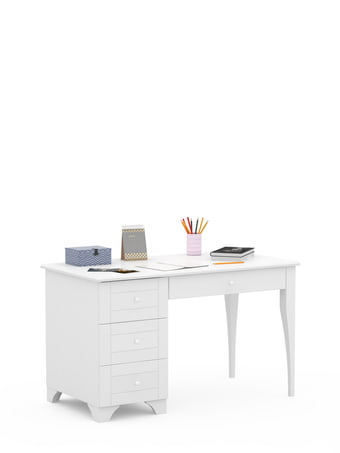 Desk 120 left Simple White